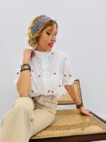 Chemise à Pois Élégante