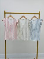 Top Rayé avec Lurex – Image 2