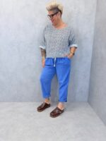 Pantalon confortable en lin et coton – Image 5