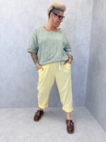 Pantalon confortable en lin et coton – Image 6