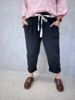 Pantalon confortable en lin et coton – Image 8