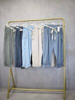 Pantalon confortable en lin et coton – Image 3