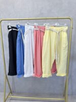 Pantalon confortable en lin et coton – Image 2