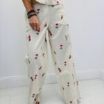 Pantalon Imprimé Fleur - Marque ANGE