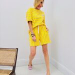 Ensemble Rayé T-Shirt et Short