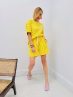 Ensemble Rayé T-Shirt et Short