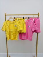 Ensemble Rayé T-Shirt et Short – Image 2