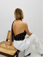 Top Dos Nu Motif Pois – Image 4