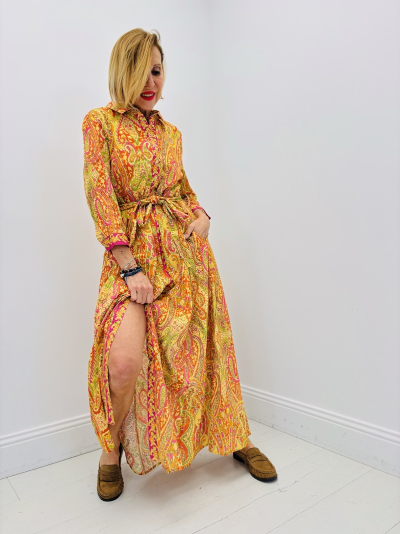 IMG_8665 Robe Imprimée Avec Ceinture - Marque GOA – Image 1