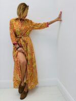 Robe Imprimée Avec Ceinture - Marque GOA – Image 5