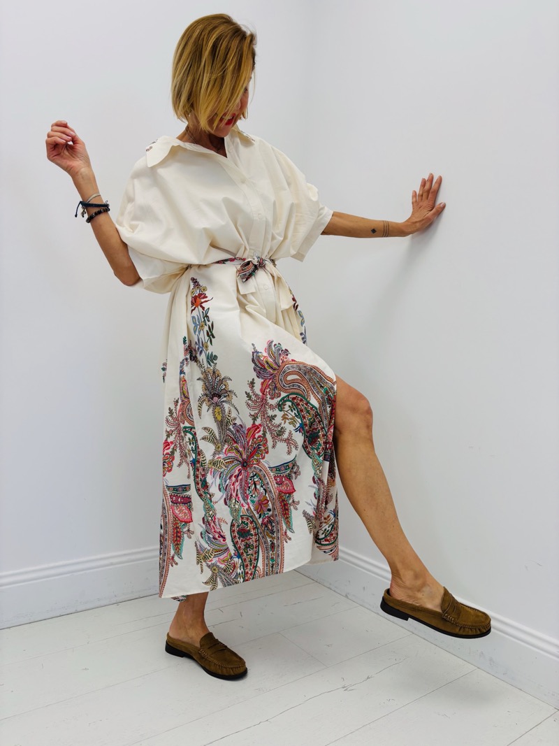 IMG_8670 Robe Longue Oversize Imprimée - Marque GOA – Image 1