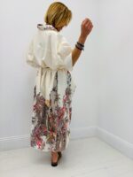 Robe Longue Oversize Imprimée - Marque GOA – Image 3