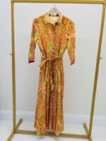 Robe Imprimée Avec Ceinture - Marque GOA – Image 2