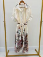 Robe Longue Oversize Imprimée - Marque GOA – Image 2