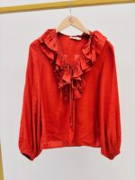 Blouse Jabot Rouge – Image 2