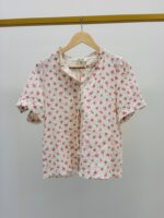 Chemise Fleurie en Gaze de Coton – Image 2