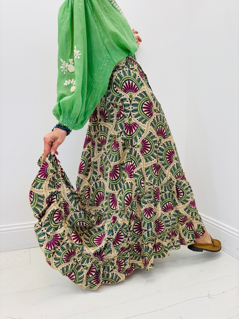 IMG_8724 Jupe Satinée - Marque GOLD&SILVER – Image 1