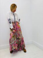 Jupe Satinée Imprimée - Marque GOLD&SILVER – Image 6