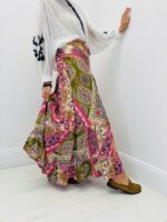 Jupe Satinée Imprimée - Marque GOLD&SILVER – Image 7