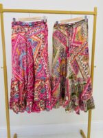 Jupe Satinée Imprimée - Marque GOLD&SILVER – Image 2