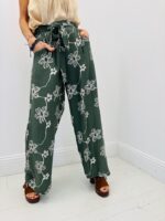 Pantalon Floral Viscose