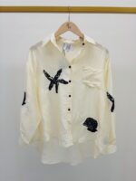 Chemise matière brillante – Image 2