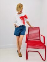 T-Shirt En Coton À Nœud Pois – Image 5