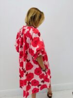 Robe fleurie manches bouffantes – Image 5