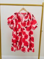 Robe fleurie manches bouffantes – Image 2