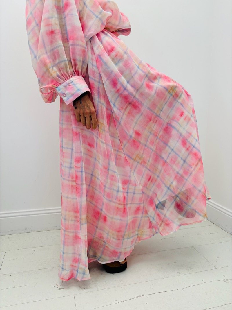 IMG_9074 Jupe Longue Fluide À Imprimé Tie & Dye – Image 1