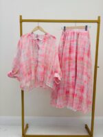 Jupe Longue Fluide À Imprimé Tie & Dye – Image 2