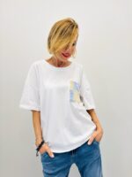 T-shirt détail crochet