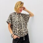 Sweat Léopard À Capuche