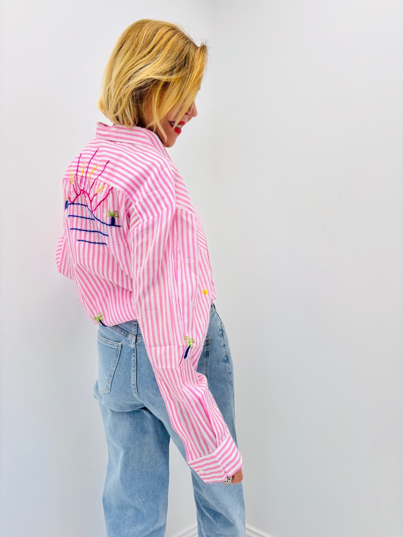 IMG_9397 Chemise rayée - Marque PALME – Image 1