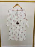 Robe tunique imprimée palmier - Marque PALME – Image 2