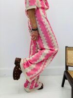 Pantalon Large Esprit Missoni En Maille Crochet Rayée - Marque Les Acolytes – Image 5