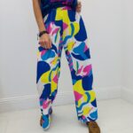 Pantalon maillot de bain multicolore