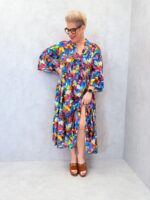 Robe Longue Imprimée Multicolore – Image 3