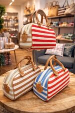 Sac Marin Rayé À Double Anse – Image 3