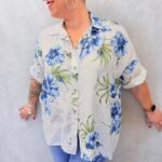 Chemise Fleurie Décontractée