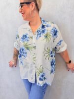Chemise Fleurie Décontractée