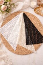 Foulard Triangle En Dentelle