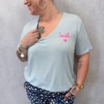 T-shirt sourire coloré