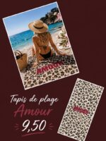 Tapis de plage Amour
