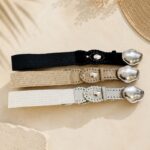 Ceinture en tissu et métal