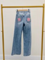 Jean Wide Leg avec Étoiles – Image 3