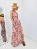 Robe Longue Bohème Imprimée