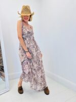 Robe Longue Bohème Imprimée – Image 3