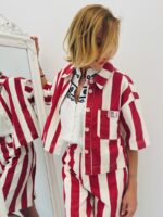 Veste Rayée Rouge & Écru Esprit Riviera – Image 6