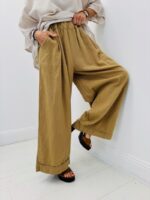 Pantalon taille élastique oversize